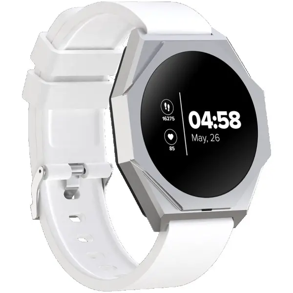 CANYON Otto SW-86, Smart watch Realtek 8762DK LCD 1.3 LTPS 360X360px, G+F 1+gesture 192KB Li-ion polymer battery 3.7v 280mAh,Silver aluminu
