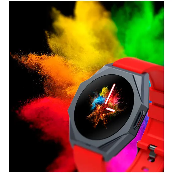 CANYON Otto SW-86, Smart watch Realtek 8762DK LCD 1.3 LTPS 360X360px, TP G+F 1+gesture 192KB Li-ion polymer battery 3.7v 280mAh,Gun aluminu