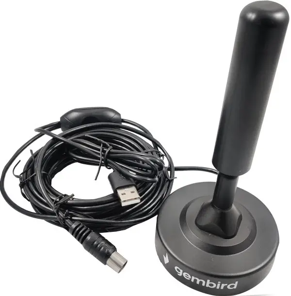 GMB-533USB **Gembird Antena sobna/spoljna sa pojacalom, UHF, dobit 21dB, visina 15cm, USB (495)