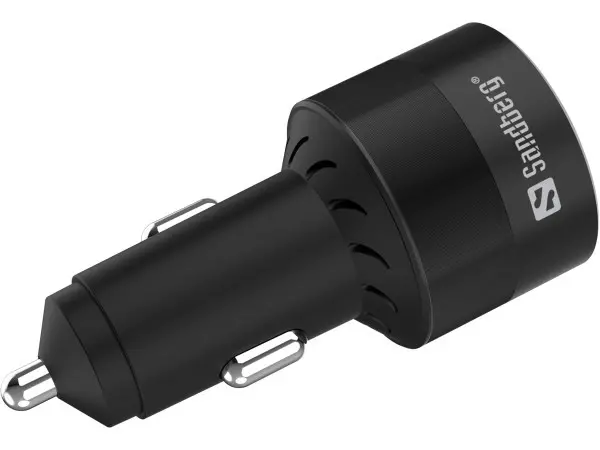 USB auto punjač Sandberg 3in1 USBUSB-C 130W 441-49