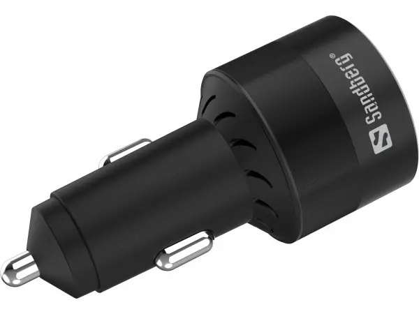 USB auto punjač Sandberg 3in1 USBUSB-C 130W 441-49