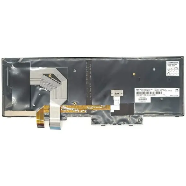 Tastatura za laptop Lenovo IBM ThinkPad T570 T575 T580 P51S P52S  bez pozadinskog, ima gumb