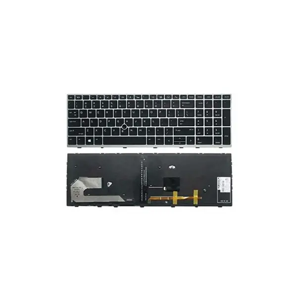 Tastatura za laptop HP EliteBook 755 G5 850 G5 850 G6 mali enter sa ramom i pozadisnkim osvetljenjem