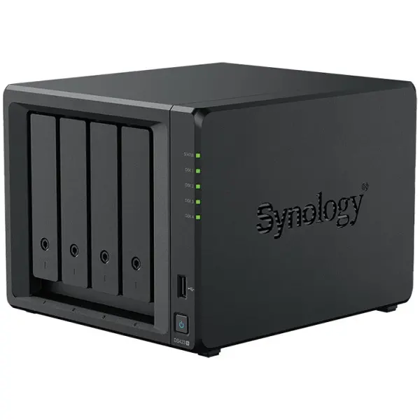 Synology DS423+, Tower, 4-Bays 3.5 SATA HDDSSD, 2 x M.2 2280 NVMe SSD, CPU Intel Celeron J4125 4-core (4-thread) 2.0 GHz, max. boost up to 