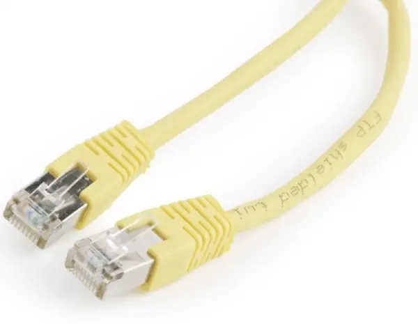 PP22-0.5M/Y Gembird Mrezni kabl FTP Cat5e Patch cord, 0.5m yellow