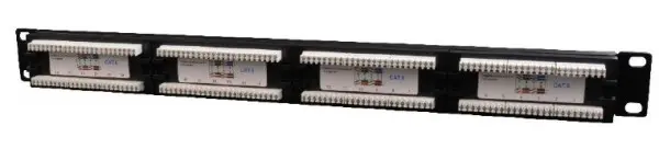 NPP-C624CM-001 Gembird Cat.6 24 port patch panel with rear cable management