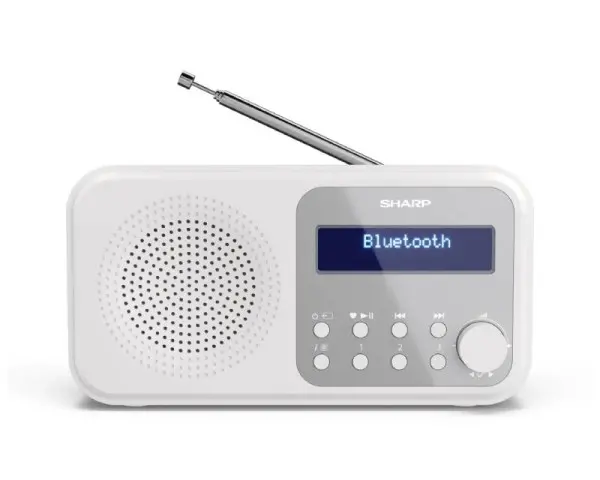 SHARP DR-P420(WH) Tokyo Portabl Digitalni radio beli