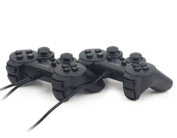 JPD-UDV2-01 ** Gembird USB 2.0 double analog vibration gamepad black (684)