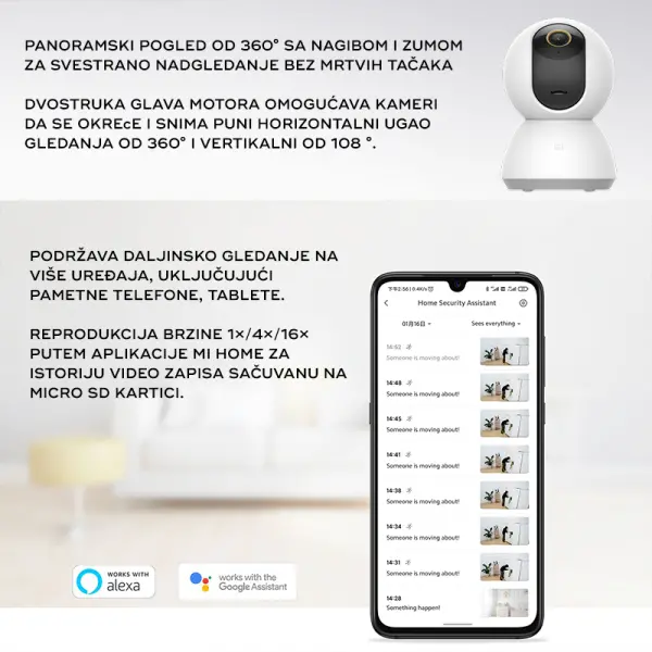 XIAOMI Mi Home Security Camera 360° 2K