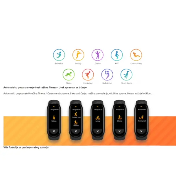 Pametna narukvica XIAOMI Mi Band 61.56''AMOLEDcrna' ( 'BHR4951GL_S' ) 