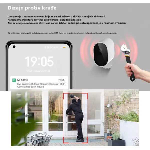 Sigurnosna kamera XIAOMI Mi Wireless outdoor security Camera 1080p