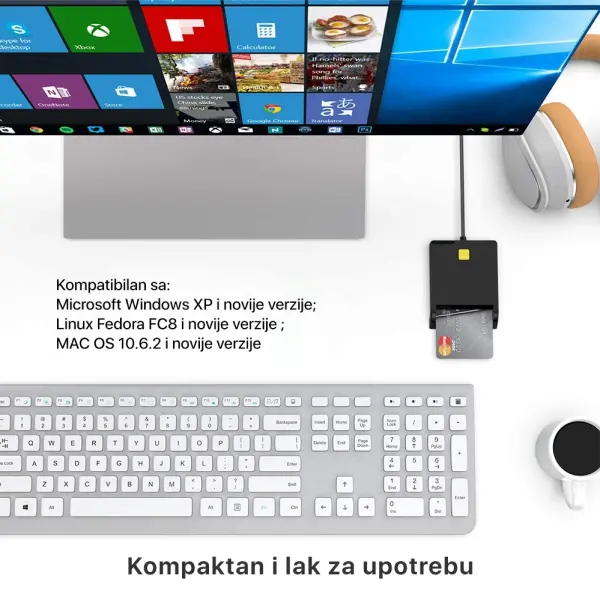 Smart card reader TCR USB 