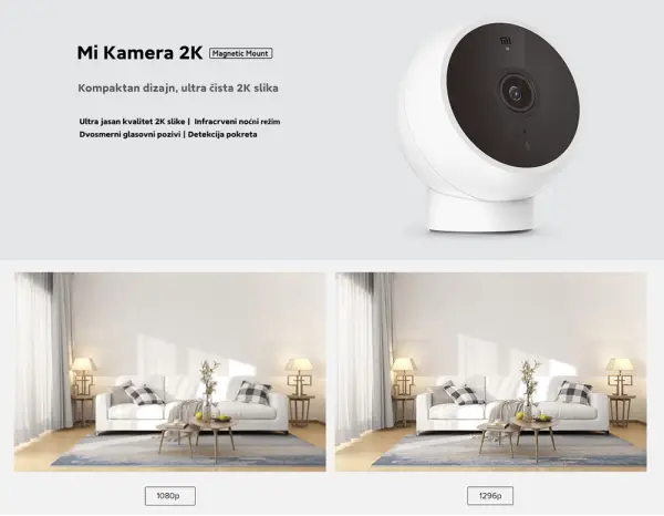 Xiaomi Mi Camera 2K (Magnetic Mount)