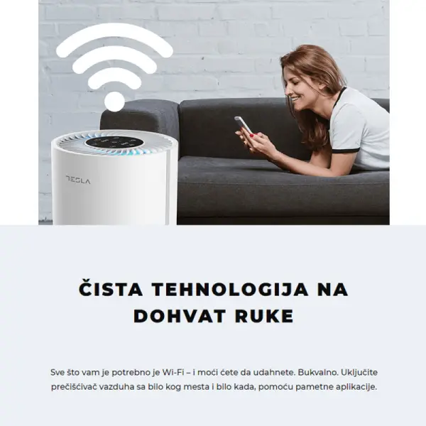 Prečišćivac vazduha TESLA AIR3 22m2smartsenzor kvaliteta vazduhabela' ( 'TAPA3' ) 