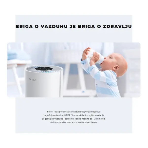Prečišćivac vazduha TESLA AIR3 22m2smartsenzor kvaliteta vazduhabela' ( 'TAPA3' )