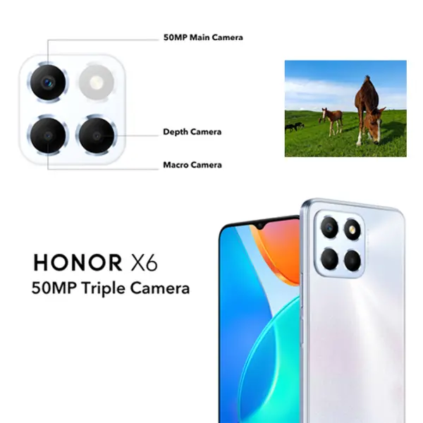 Smartphone HONOR X6 4GB64GBplava' ( '5109AJKY' ) 