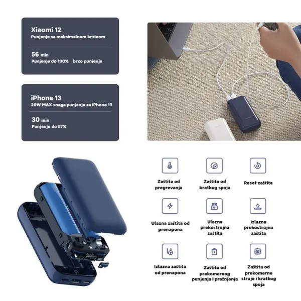 Xiaomi Mi 33W Power Bank 10000mAh - Pocket Edition Pro (Midnight Blue)