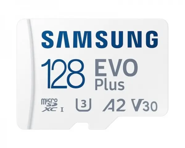 SAMSUNG EVO PLUS MicroSD Card 128GB class 10 + Adapter MB-MC128KA