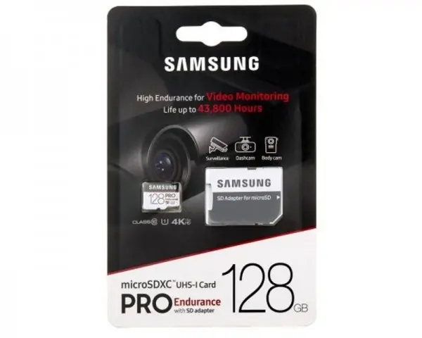 SAMSUNG PRO Endurance MicroSDXC 128GB U1 MB-MJ128GA