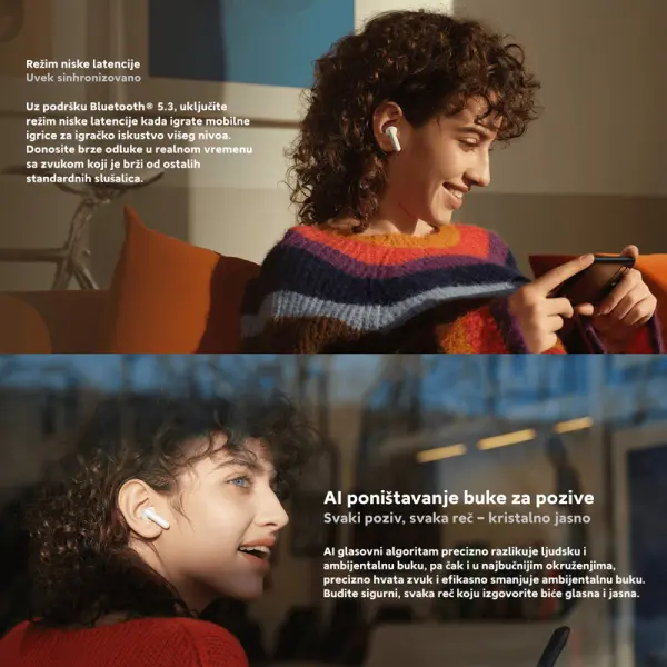 Bežične bubice Xiaomi Redmi Buds 4 Lite, crne