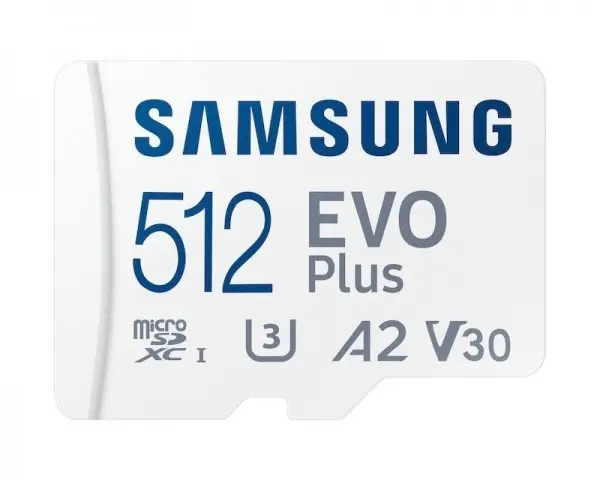 SAMSUNG EVO PLUS MicroSD Card 512GB class 10 + Adapter MB-MC512KA