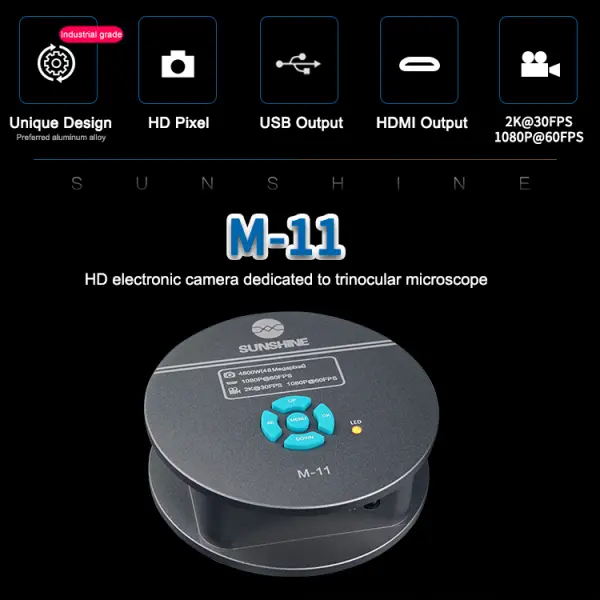 HD Kamera za mikroskop Sunshine M-11 HDMI 2K@30FPS 1080P@60FPS