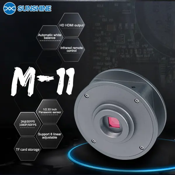 HD Kamera za mikroskop Sunshine M-11 HDMI 2K@30FPS 1080P@60FPS