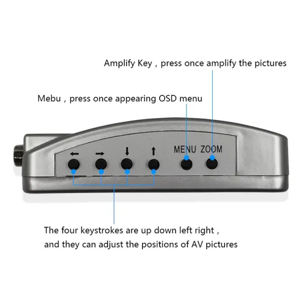 VGA to AV video Adapter+VGA kabl