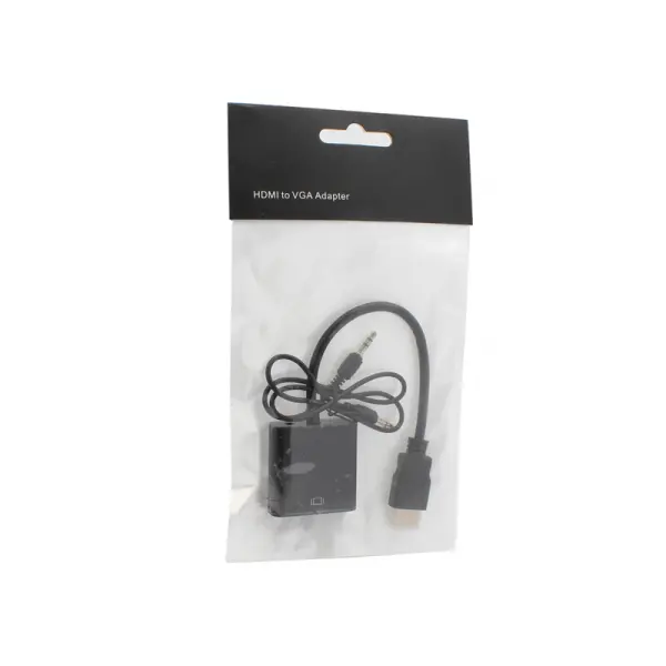 Adapter HDMI-VGA (with Audio) crni JWD-HDMI8
