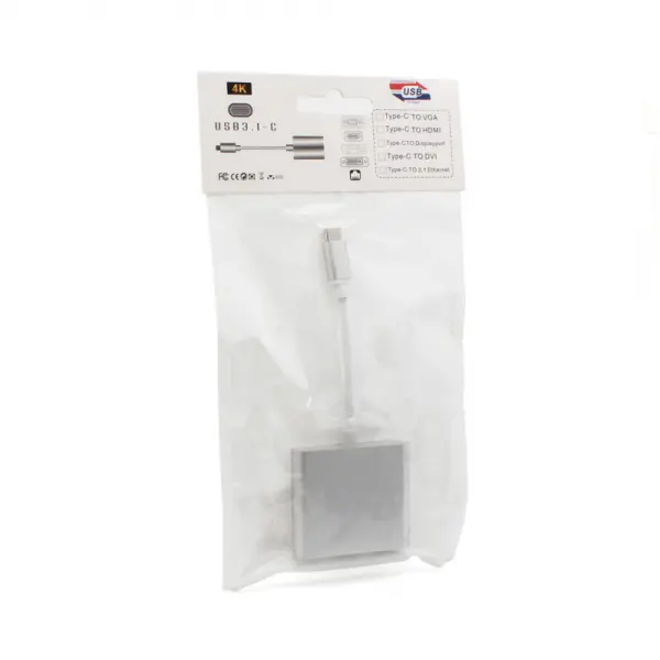 Adapter TYPE C+HDMI+USB3.0 na TYPE C JWD-T5