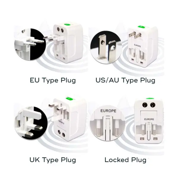 Adapter EU na UK na USA na China (ALL in 1)