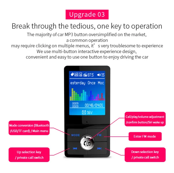 FM transmiter BC43 crni