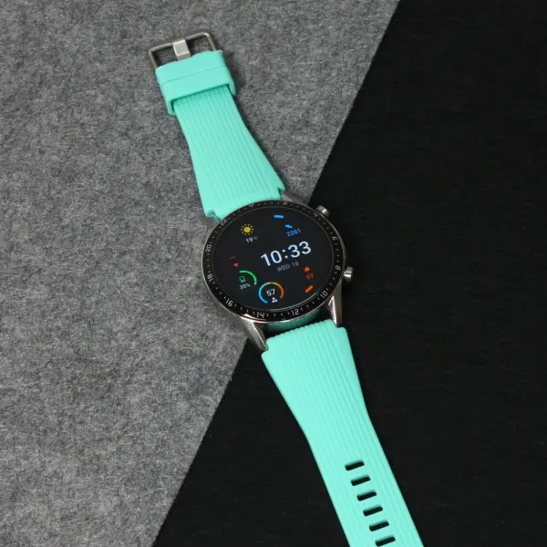 Narukvica relief za smart watch 22mm pastelna zelena
