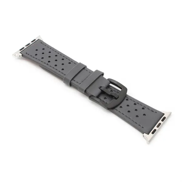 Narukvica rift kozna za Apple watch 42mm siva
