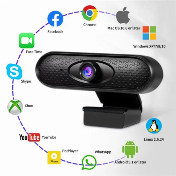 Web kamera za PC Tin 1080P sa mikrofonom