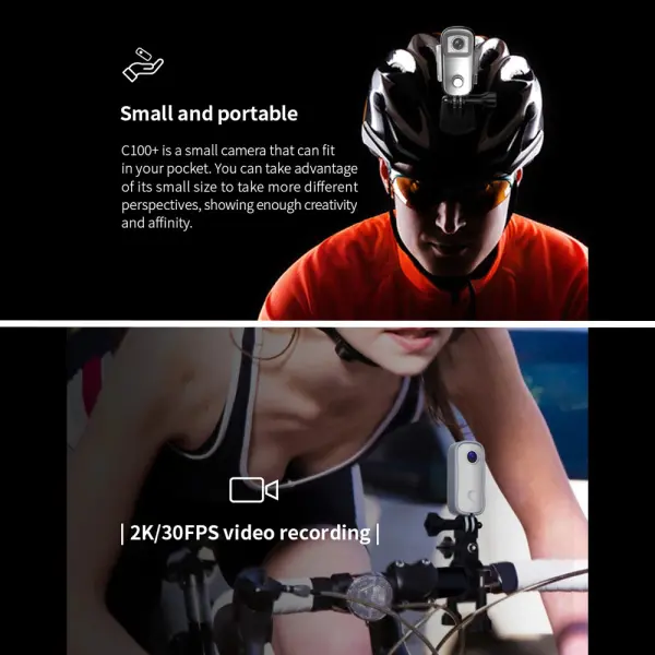 Akciona kamera SJCAM C100+ crna