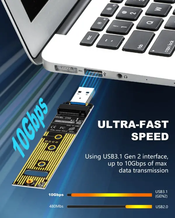 Adapter SSD NVMe na USB 3.0 (2)