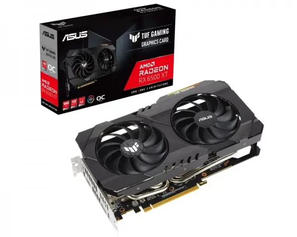 ASUS AMD Radeon RX 6500 XT 4GB 64bit TUF-RX6500XT-O4G-GAMING