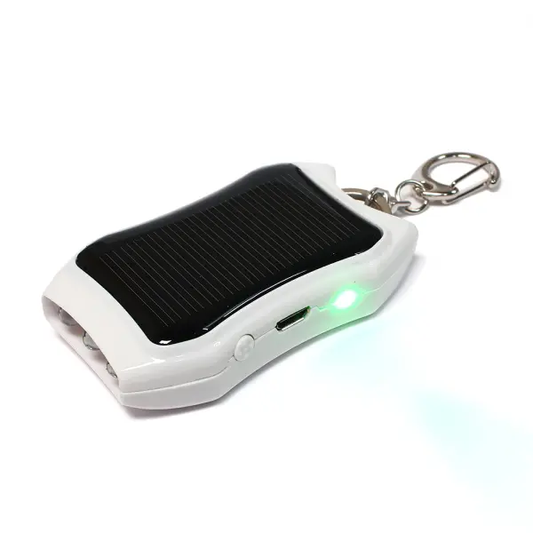 Solarna Back Up baterija privezak bela