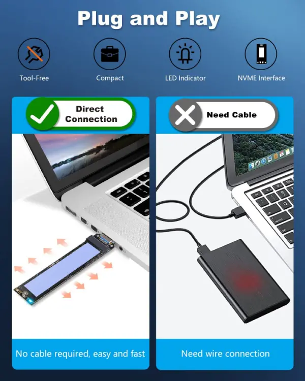 Adapter SSD NVMe na USB 3.0 (2)