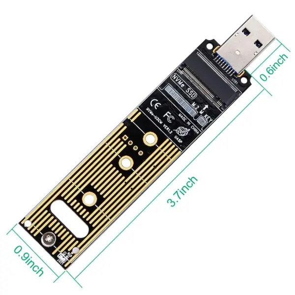 Adapter SSD NVMe na USB 3.0 (2)