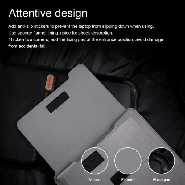 Torba za laptop sleeve Nillkin Elegant 16.1\'' crno bela