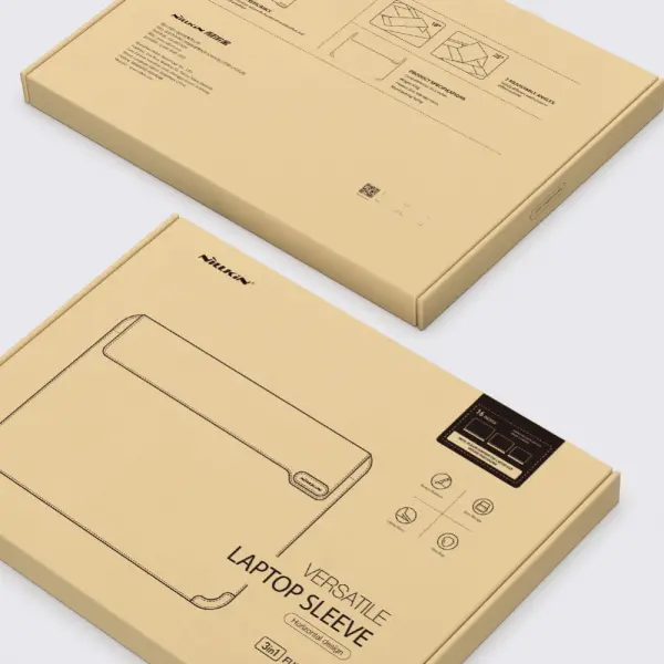 Torba za laptop sleeve Nillkin horizontal 16.1\'' crno bela