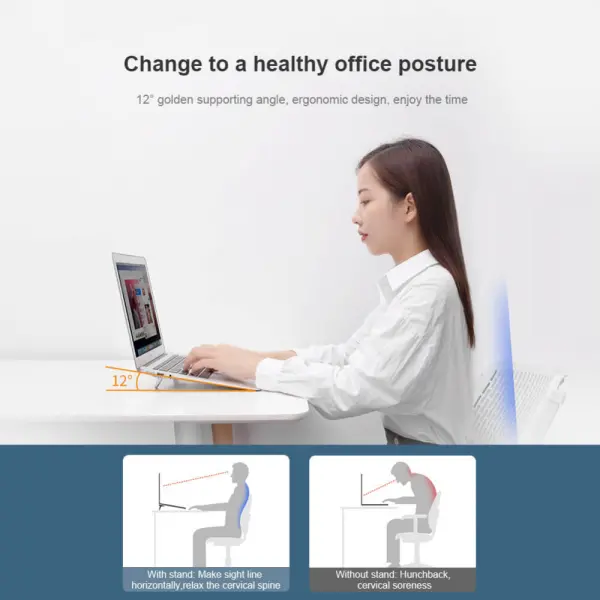 Dodatni podizaci za laptop Nillkin Bolster srebrni