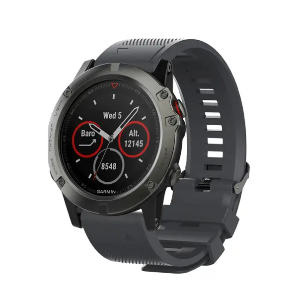 Narukvica sporty za Garmin Fenix 3/5X/6X smart watch 26mm tamno siva