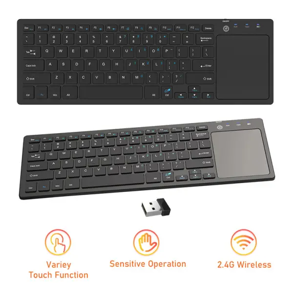 Tastatura Wireless sa touchpadom Asus KB001  crna