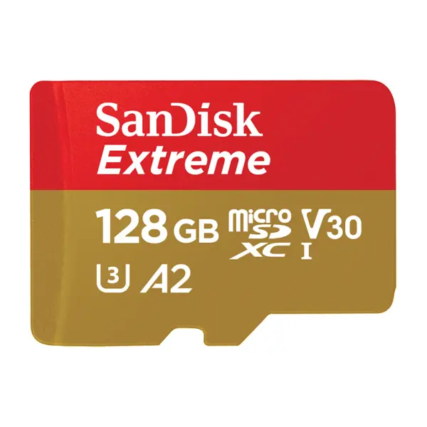 Mem.Kartica SanDisk SDXC Extreme micro Pro Deluxe 128GB 190MB/s A2 C10 UHS-I U3 V30