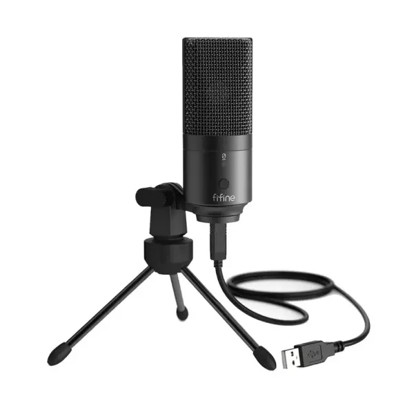 Studijski kondenzatorski mikrofon Fifine K650B metalni USB