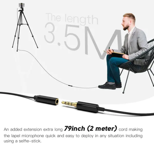 Konferencijski mikrofon Lavaliere Fifine C1 set za telefone i kamere