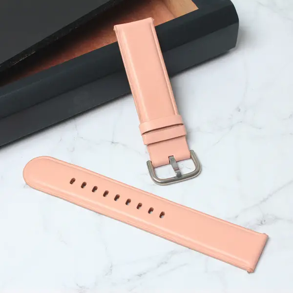 Narukvica kozna za smart watch Samsung 4, 5 20mm roze